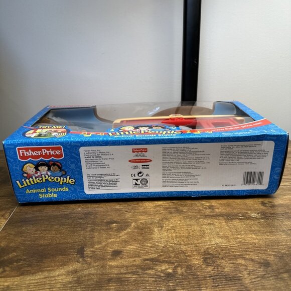 Vintage Fisher Price Little People Animal Sounds‎ Stable Tractor Set 2003 - Picture 9 of 10